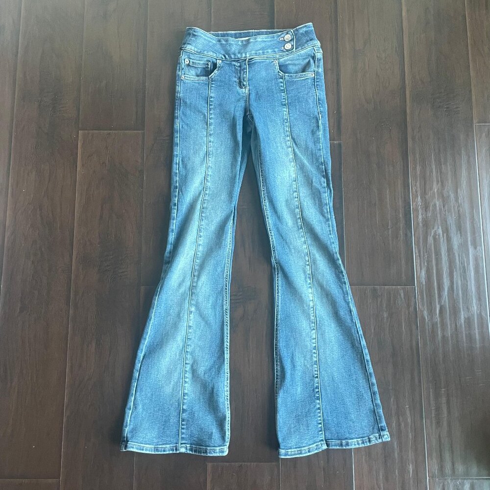 Low Rise Flare - Denim Garage
